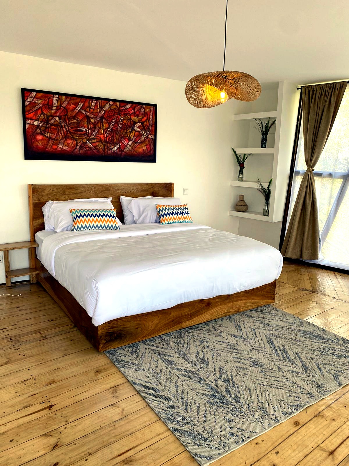 Sunrise Suite bedroom interior